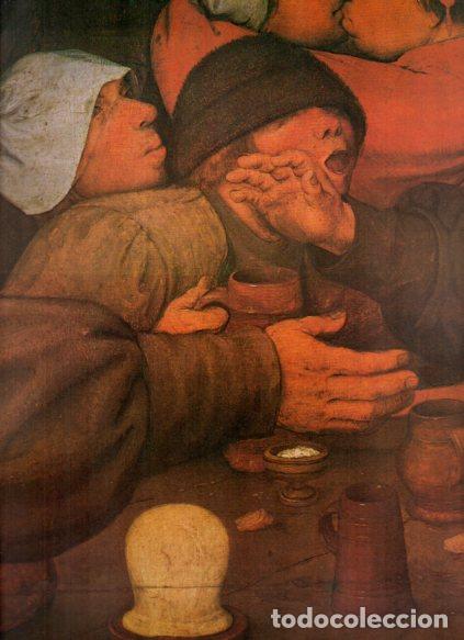 B&uuml;cher: LAMINA V53084: Danza de aldeanos por Pieter Brueghel el Viejo. Detalle