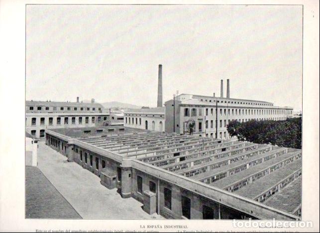 Libros: LAMINA V52360: La Espa&ntilde;a Industrial de Barcelona
