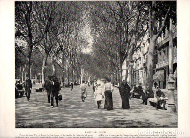 B&uuml;cher: LAMINA V52380: Paseo de Gracia en Barcelona