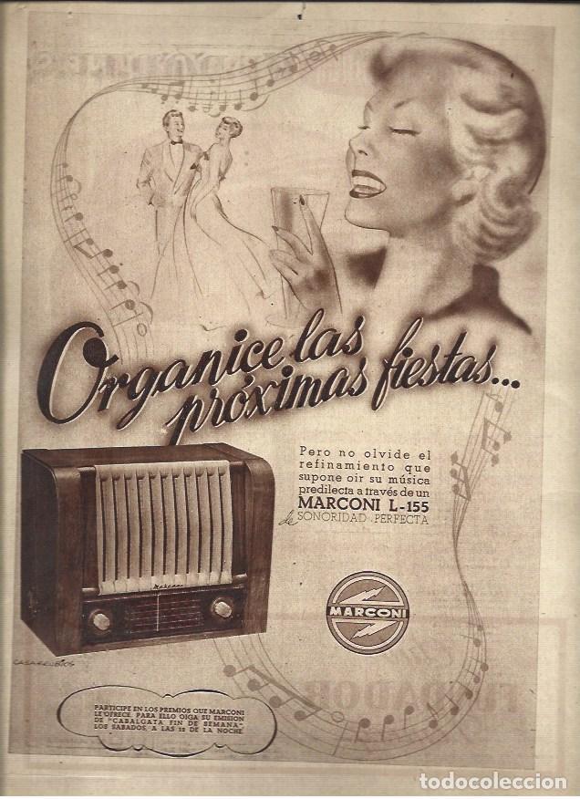 B&uuml;cher: LAMINA 41167: Publicidad de Marconi L-155 - VVAA