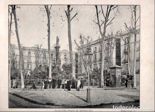 B&uuml;cher: LAMINA V52390: Plaza del Duque de Medinaceli en Barcelona