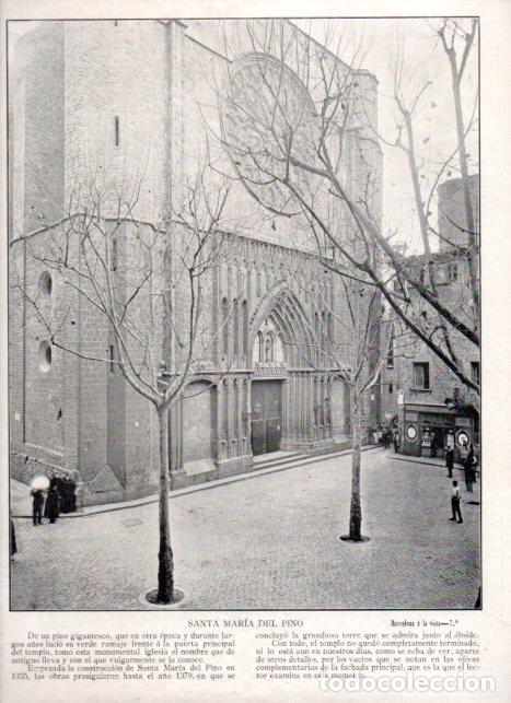 B&uuml;cher: LAMINA V52400: Iglesia de Santa Maria del Pino en Barcelona