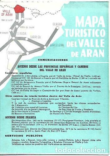 Livros em segunda m&atilde;o: VARIOS 7341: Mapa turistico del Valle de Aran