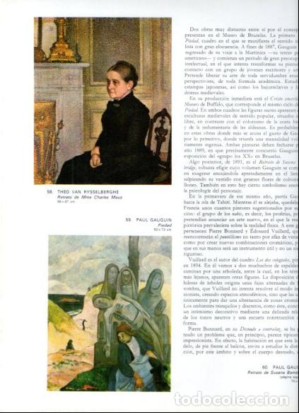 books: LAMINA V53235: Piedad por Gauguin y Mme Charles Maus por Rysselberghe