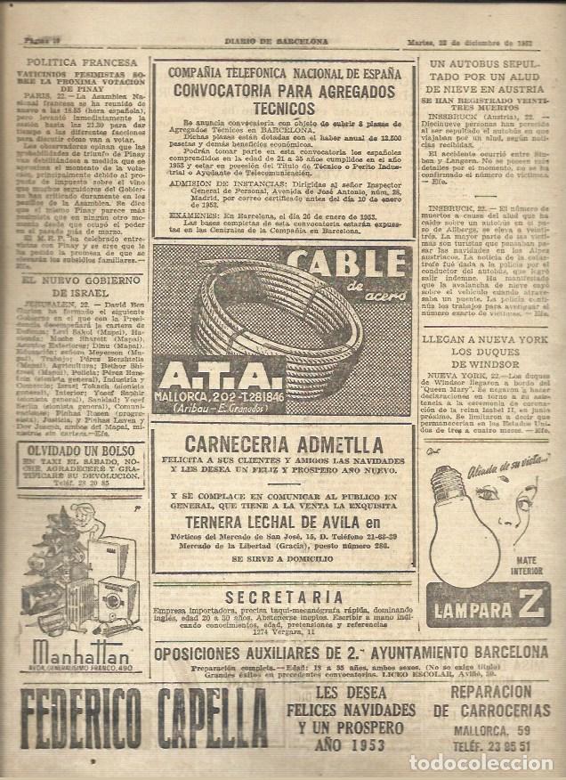 Libri di seconda mano: LAMINA 41159: Anuncios y publicidad de Federico Caoella y Cable ATA - VVAA
