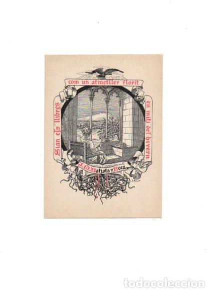 B&uuml;cher: V53298: Ex Libris para J. M. Batista y Roca. J. Renart