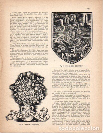 B&uuml;cher: LAMINA V53303: Ex libris. Bois de Elsa Courtoit et J. Lebedeff
