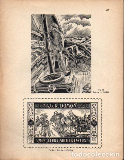 B&uuml;cher: LAMINA V53308: Ex libris. Bois de J. Chieze et J. Domon