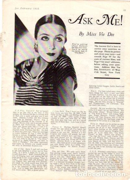 B&uuml;cher: LAMINA V53325: Dolores del Rio