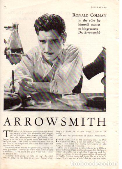 B&uuml;cher: LAMINA V53330: Ronald Colman In Dr. Arrowsmith