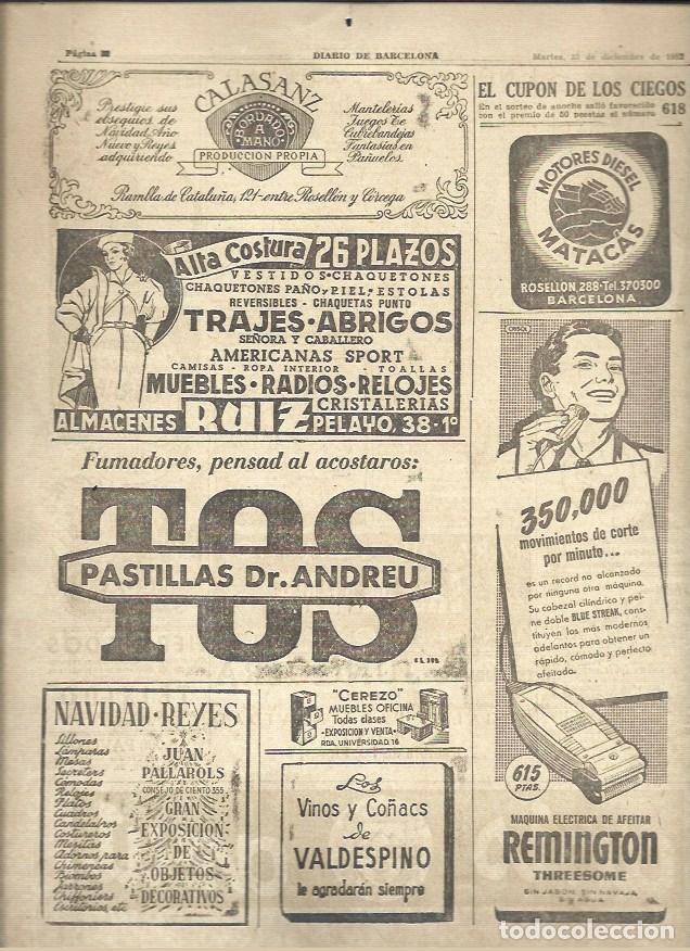 Libros: LAMINA 41165: Publicidad de Pastillas Sr. Andreu y Maquina de afeitar Remington - VVAA