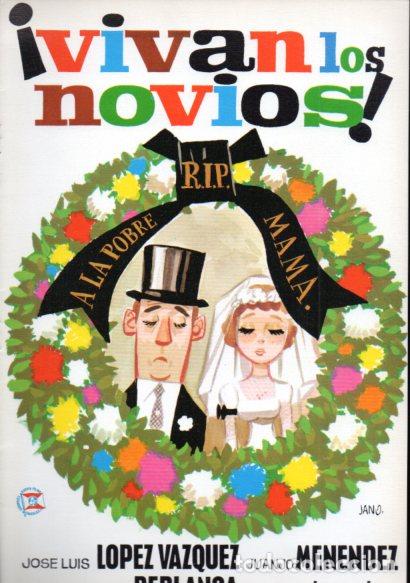 Libros: LAMINA V53374: Vivan los novios dirigida por Luis G. Berlanga