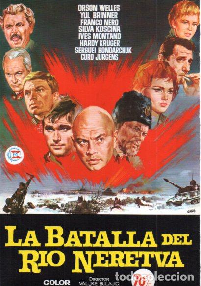 Livres: LAMINA V53378: La batalla del rio Neretva con Orson Welles y Yul Brinner