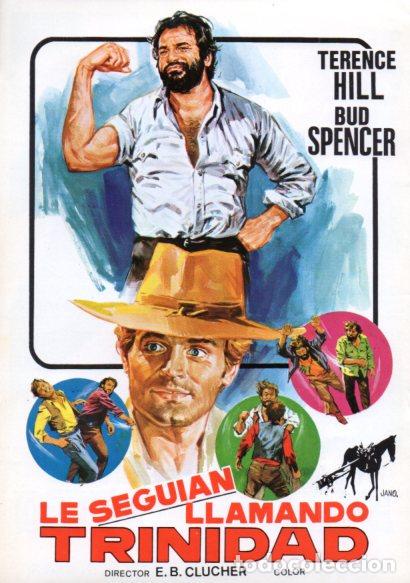 Livres: LAMINA V53384: Le seguian llamando Trinidad con Terence Hill y Bud Spencer