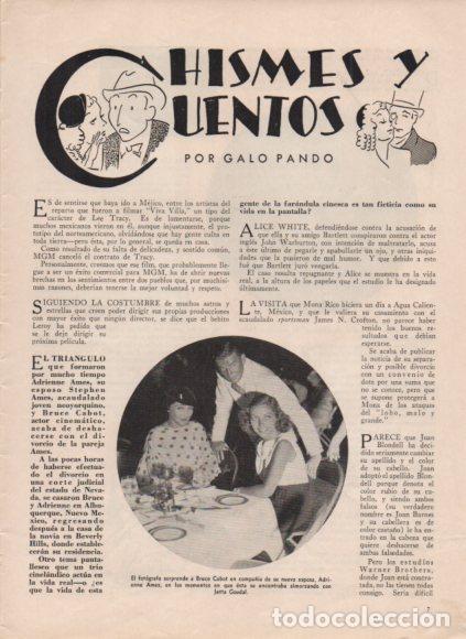 Livres: LAMINA V53388: Bruce Cabot, Adrianne Ames y Jetta Goudal