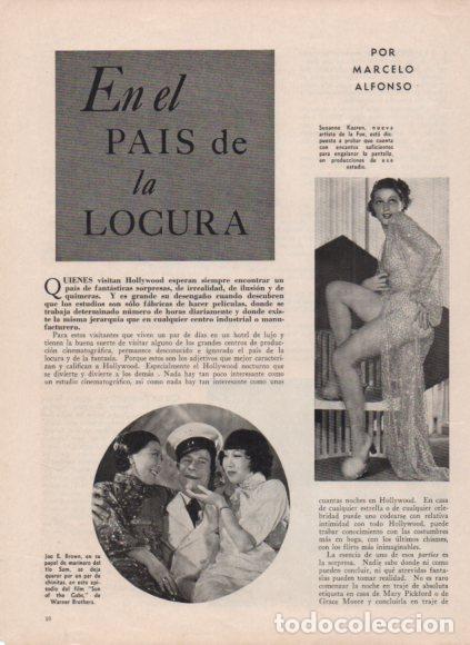 Livres: LAMINA V53389: Suzanne Kaaren y Joe E. Brown en Son of the Cobs