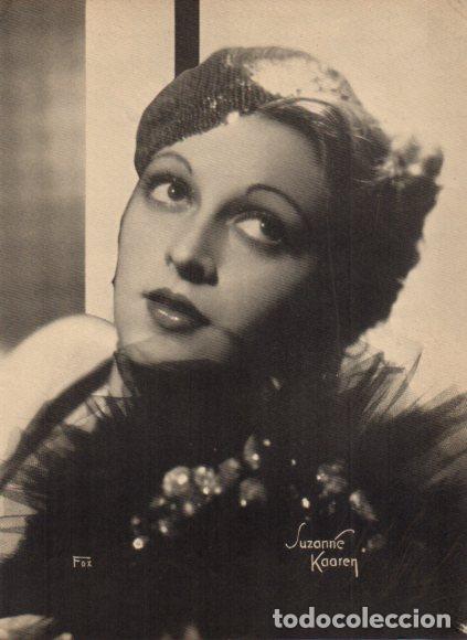 Livres: LAMINA V53398: Suzanne Kaaren en trasera Una Merkel