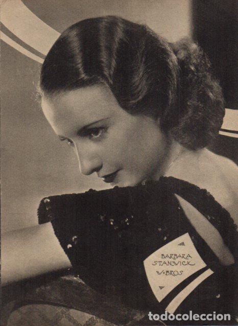 Livres: LAMINA V53399: Barbara Stanwick en trasera Frank McHugh