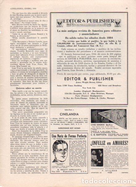 Livres: LAMINA V53409: Publicidad Editor & Publisher
