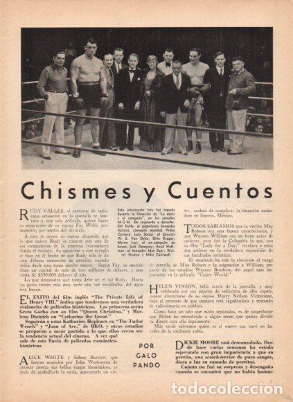 B&uuml;cher: LAMINA V53418: Bill Duffy, Primo Carnera, Luis Soresi, W. S. Van Dyke y Myrna Loy en La dama y el ca
