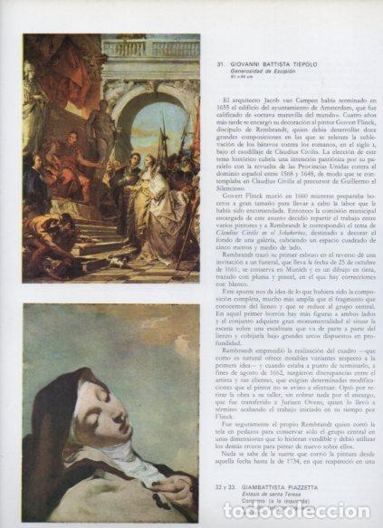 Libri di seconda mano: LAMINA V53196: Generosidad de Escipion por Tiepolo y Extasis de santa Teresa por G. Piazzetta