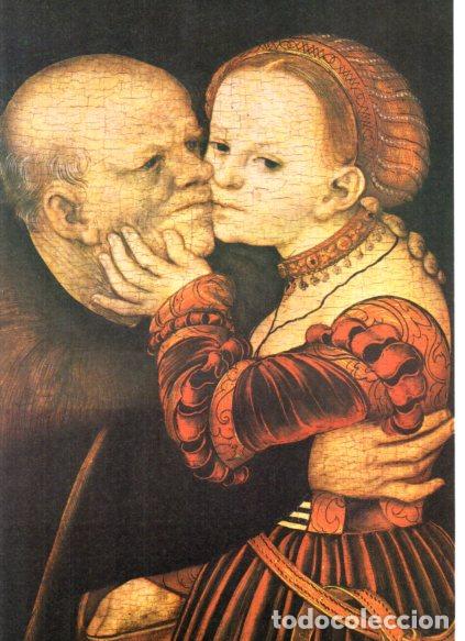 Libros: LAMINA V53162: El viejo mentecato por Lucas Cranach el Viejo. Detalle