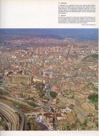 Libri di seconda mano: LAMINA V53515: Manresa vista aerea, Barcelona
