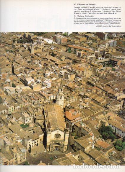 Libri di seconda mano: LAMINA V53519: Vilafranca del Penedes vista aerea, Barcelona
