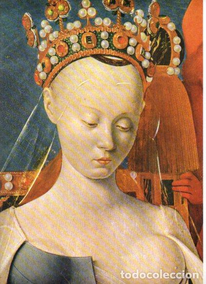 Livres: LAMINA V53246: Virgen con el Ni&ntilde;o y angeles por Jean Fouquet. Detalle