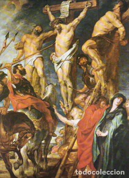 Libri di seconda mano: LAMINA V53257: Cristo entre dos ladrones por Rubens
