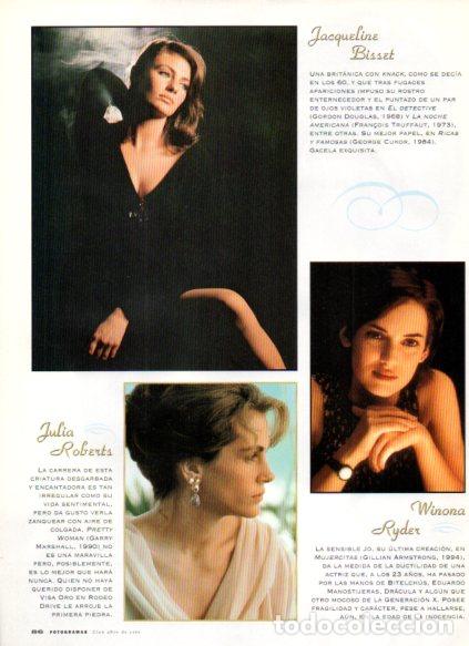 books: LAMINA V53618: Jaqueline Bisset, Julia Roberts y Winona Ryder - Maruja Torres