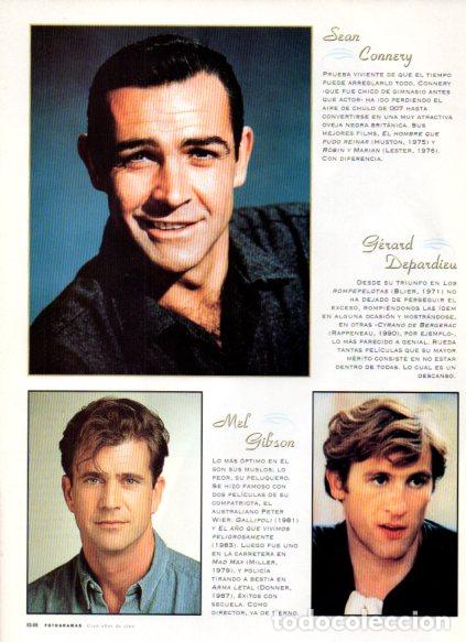 Libros: LAMINA V53628: Sean Connery, Mel Gibson y G. Depardieu en trasera Jane Fonda - Maruja Torres