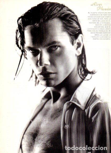 Libros: LAMINA V53639: River Phoenix en trasera Errol Flynn - Maruja Torres