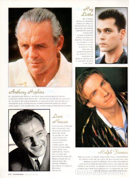 B&uuml;cher: LAMINA V53638: Anthony Hopkins, Liam Neeson, R. Fiennes en trasera Robert de Niro - Maruja Torres