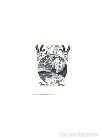 Libros: V53297: Ex Libris para Joseph M. Roca. A. de Riquer - 1902 - Foto 1