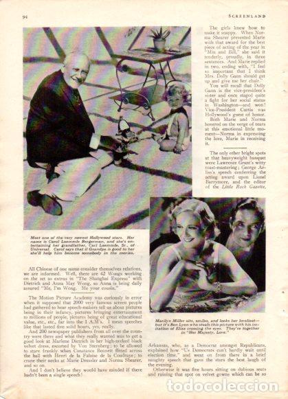 Libri di seconda mano: LAMINA V53356: Carl Laemmle and Marilyn Miller