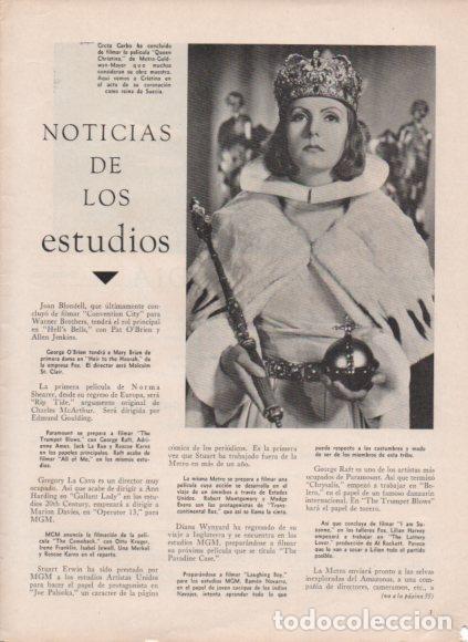 Libri di seconda mano: LAMINA V53386: Greta Garbo en la pelicula Queen Christina