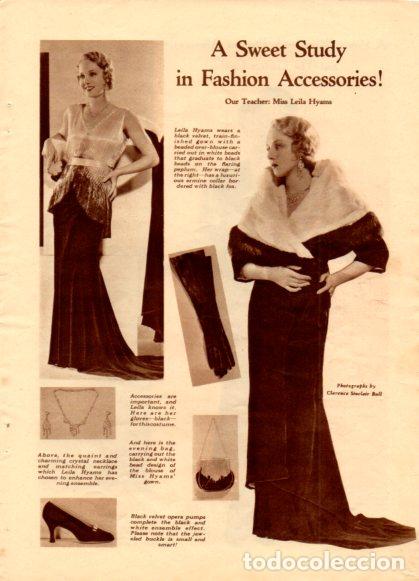 Livros em segunda m&atilde;o: LAMINA V53347: Fashion Accesories by Miss Leila Hyams