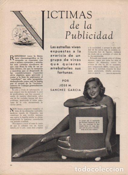 Libri di seconda mano: LAMINA V53396: Florence Desmond