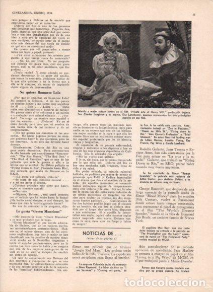 Libros: LAMINA V53412: Charles Laughton y Elsa Lanchester en Private Life of Henry VIII