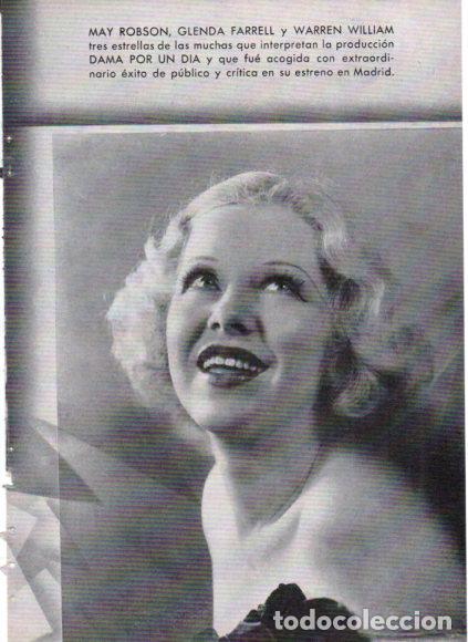 Libros: LAMINA V53456: Glenda Farrell