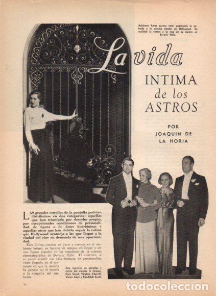 books: LAMINA V53422: Adrianne Ames y Gary Grant, Virginia Cherrill, Vivian Gaye y Randolph Scott