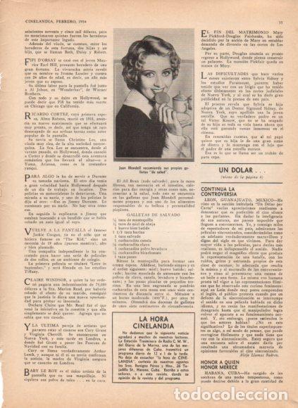 Libri di seconda mano: LAMINA V53442: Joan Blondell publicitando sus propias galletas