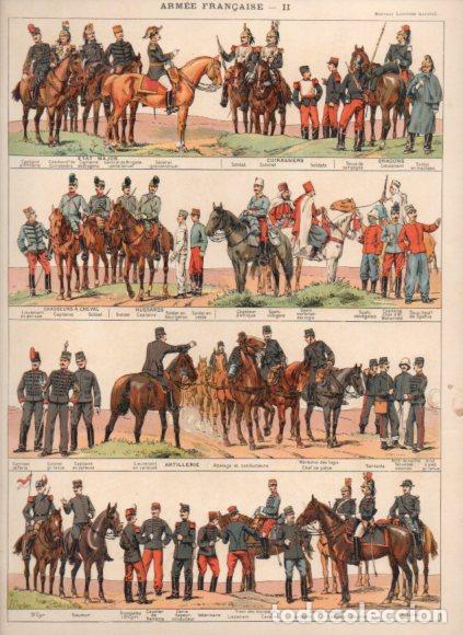 B&uuml;cher: LAMINA V53491: Armee fran&ccedil;aise II. Nouveau Larousse Illustre