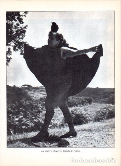 Livres: LAMINA V53707: Mujer con cuervo en la cabeza. Foto Agip