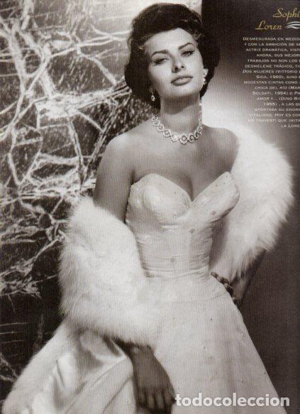Libri di seconda mano: LAMINA V53601: Sofia Loren en trasera Fred Astaire - Maruja Torres