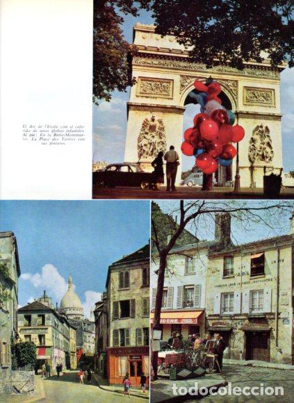 books: LAMINA V53823: Arc de l'Etoile y Place des Tertres Montmartre