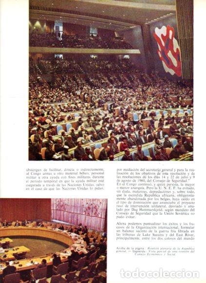 Livros em segunda m&atilde;o: LAMINA V53842: Reunion plenaria Asamblea General de la ONU