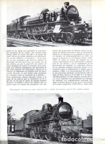 Livros em segunda m&atilde;o: LAMINA V53847: Locomotora a vapor G. 691 y G. 695 de Italia