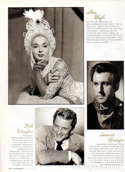 Livros em segunda m&atilde;o: LAMINA V53641: Kirk Douglas, Anne Blyth y Stewart Granger en trasera B. Lancaster - Maruja Torres
